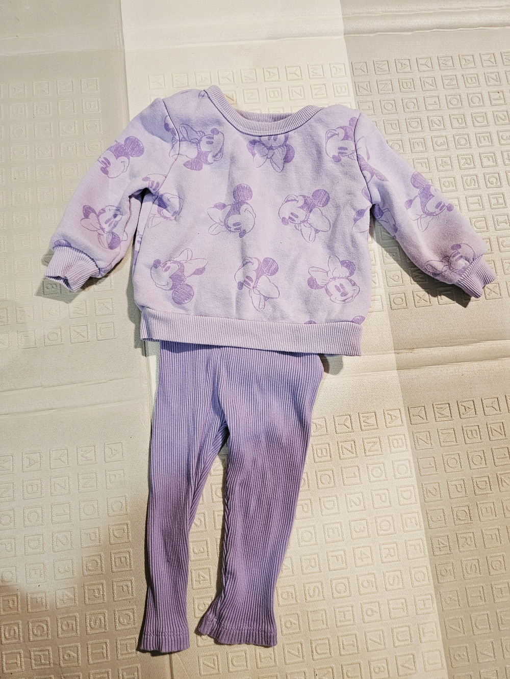 Disney Lilac Minnie Mouse Two-Piece Matching Set
